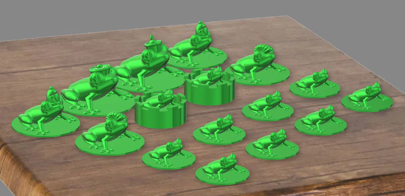 Bộ Cờ Vua Ếch Cây (Tree Frog Chess Set) - Image 3