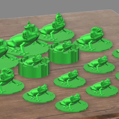 Bộ Cờ Vua Ếch Cây (Tree Frog Chess Set)