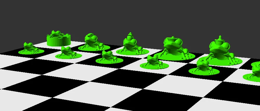 Bộ Cờ Vua Ếch Cây (Tree Frog Chess Set) - Image 4