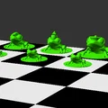 Bộ Cờ Vua Ếch Cây (Tree Frog Chess Set) - Thumbnail 4