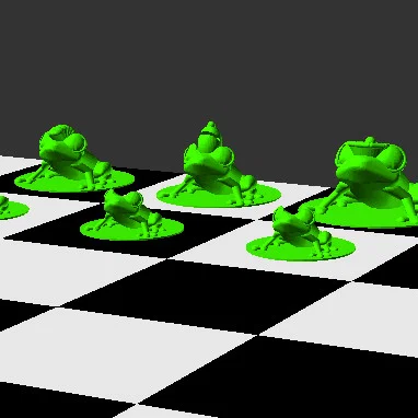 Bộ Cờ Vua Ếch Cây (Tree Frog Chess Set)