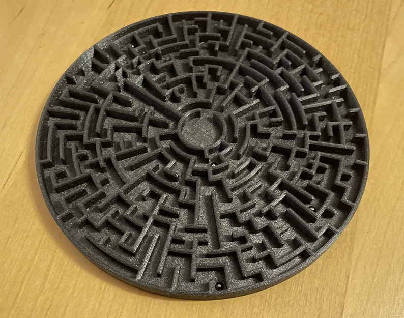Mê Cung Bi Tròn Circular Bead Maze Labyrinth - Image 1