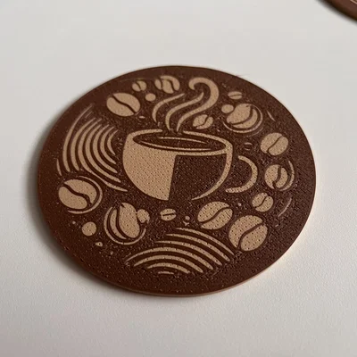 Miếng lót ly Coffee & Love in 3D đẹp mắt và tinh tế
