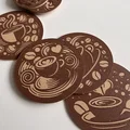 Miếng lót ly Coffee & Love in 3D đẹp mắt và tinh tế - Thumbnail 6