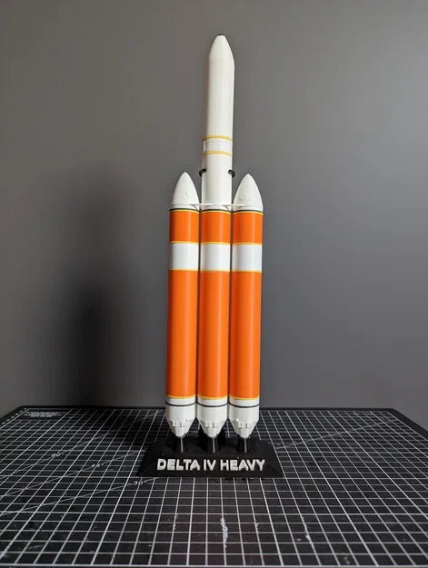 Mô hình tên lửa DELTA IV HEAVY tỉ lệ 1:200 (STL) - Image 4