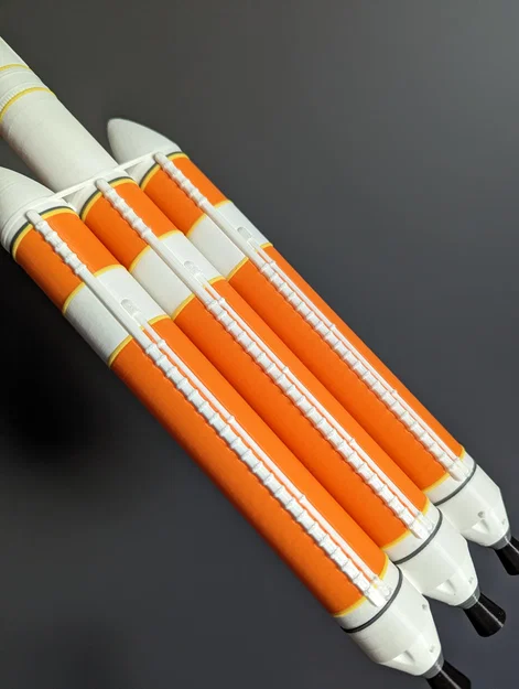 Mô hình tên lửa DELTA IV HEAVY tỉ lệ 1:200 (STL) - Image 6