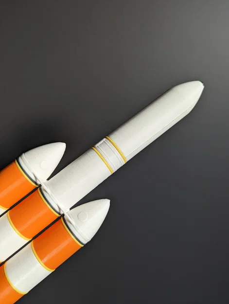Mô hình tên lửa DELTA IV HEAVY tỉ lệ 1:200 (STL) - Image 7