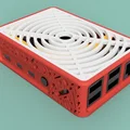 Vỏ Raspberry Pi 4 với top tuỳ biến (in khoảng 4–5 giờ) - Thumbnail 1