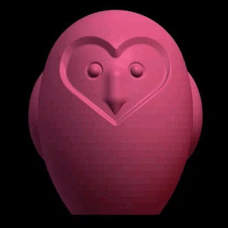 Owlentine – Cú mèo Valentine đơn giản, dễ resize