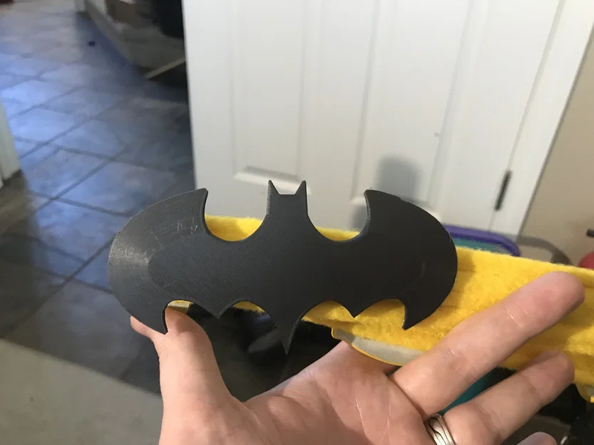 Batman Batarang (1991 Keaton) – Batarang in 3D dán Velcro cho đồ Halloween - Image 2