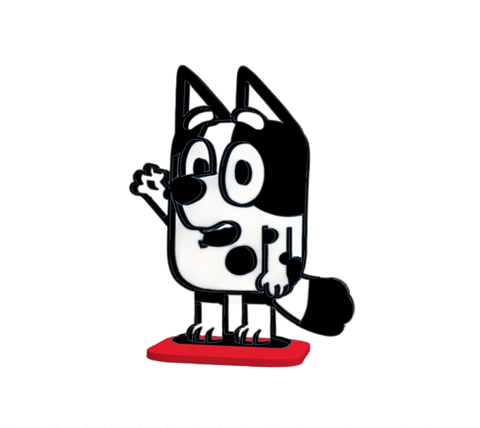 Mô hình trang trí treo tường Bluey dễ thương cho bé - Image 1