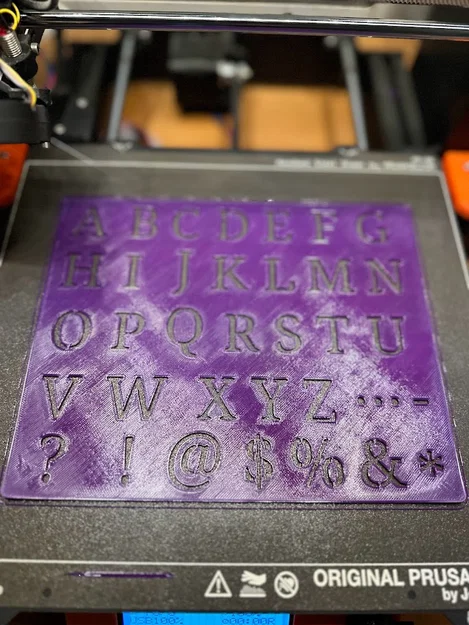 Stencil - Schablone ABC - Updated - Image 2