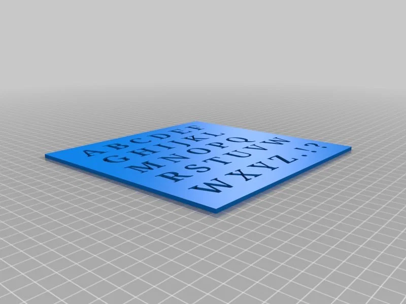 Stencil - Schablone ABC - Updated - Image 4