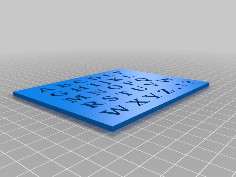 Stencil - Schablone ABC - Updated - Image 5