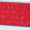 Stencil - Schablone ABC - Updated - Thumbnail 6