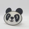 Mô hình 3D mặt gấu trúc Panda dễ thương - Dễ in cho người mới - Thumbnail 1