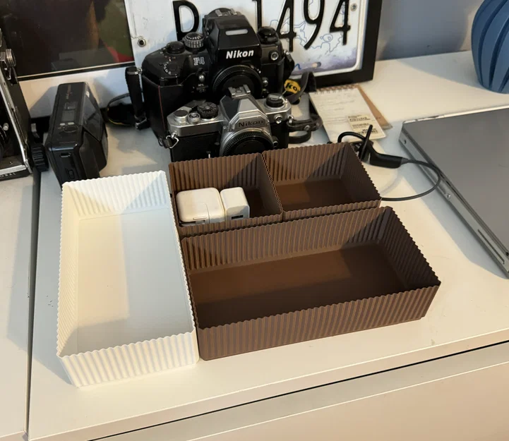 Hộp đựng đồ xếp chồng 2x1 (Stackable Box) thiết kế in Vase Mode - Image 2