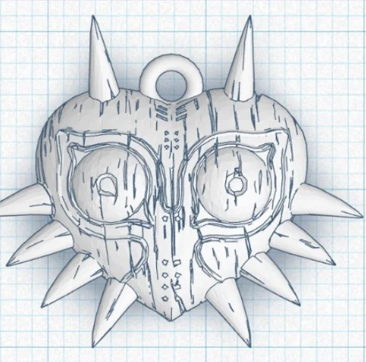 Móc khóa Majora Mask - Mô hình 3D độc đáo cho fan The Legend of Zelda - Image 1