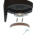 Ngàm gắn tường cho Ubiquiti G5 Dome Mount - Thumbnail 1