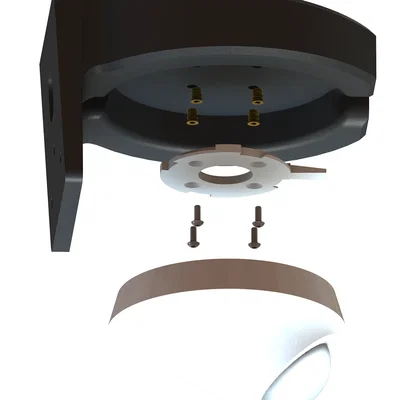 Ngàm gắn tường cho Ubiquiti G5 Dome Mount