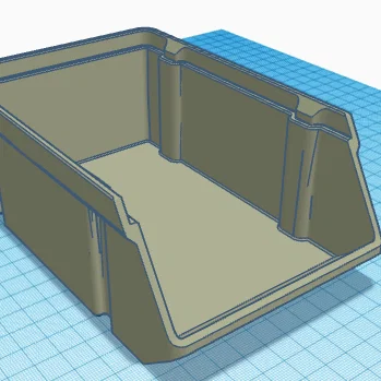 Hộp đựng đồ đa năng - Mẫu thiết kế 3D tối giản, tiện lợi