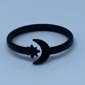 Nhẫn Mặt Trăng và Ngôi Sao 3D: Phụ kiện trang sức độc đáo - Thumbnail 1