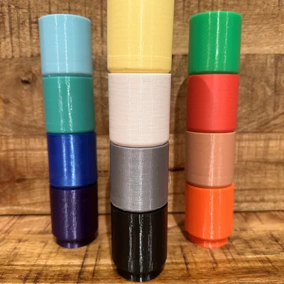 Farbspiel Montessori angelehnt – Trò chơi phân loại màu theo Montessori
