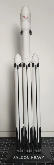 FALCON HEAVY – Mô hình tên lửa tỉ lệ 1:200 - Image 2