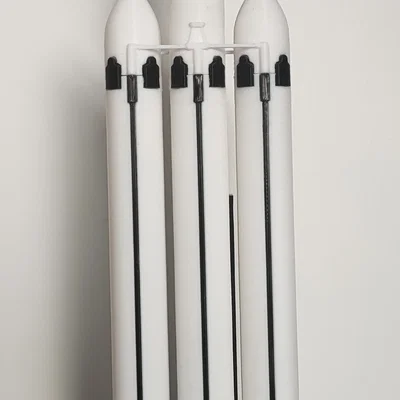 FALCON HEAVY – Mô hình tên lửa tỉ lệ 1:200