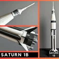 Mô hình tên lửa SATURN 1B (tỉ lệ 1:200) – File in 3D - Thumbnail 1