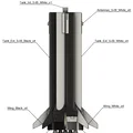 Mô hình tên lửa SATURN 1B (tỉ lệ 1:200) – File in 3D - Thumbnail 5