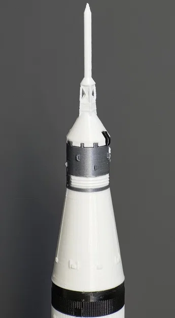 Mô hình tên lửa SATURN 1B (tỉ lệ 1:200) – File in 3D - Image 8