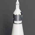 Mô hình tên lửa SATURN 1B (tỉ lệ 1:200) – File in 3D - Thumbnail 8