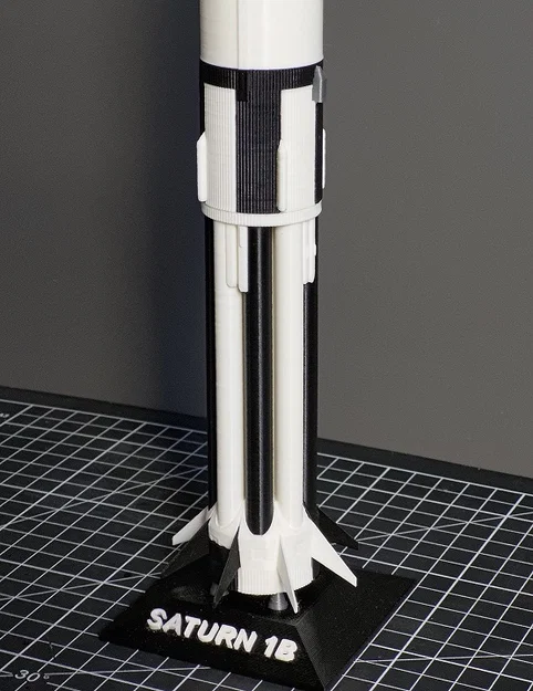 Mô hình tên lửa SATURN 1B (tỉ lệ 1:200) – File in 3D - Image 10