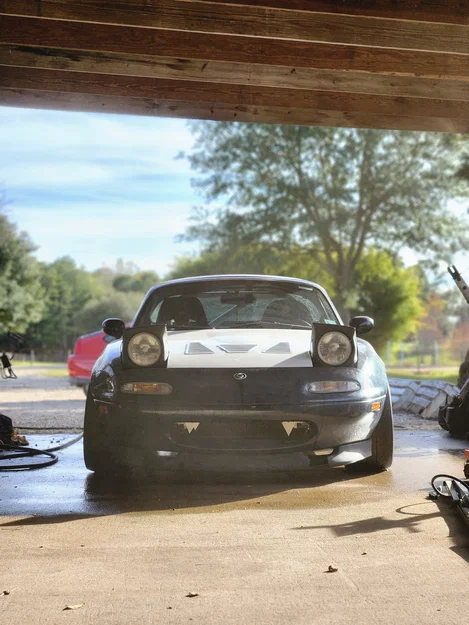 Cửa gió nắp capo âm cho Miata (Miata Inset Hood Vents) - Image 1