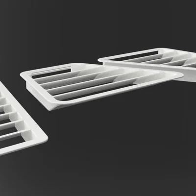 Cửa gió nắp capo âm cho Miata (Miata Inset Hood Vents)