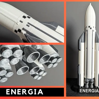 ENERGIA – Tên lửa Energia tỉ lệ 1:200 (rocket launcher model)