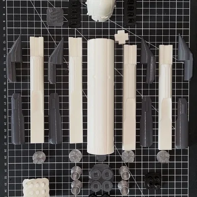 ENERGIA – Tên lửa Energia tỉ lệ 1:200 (rocket launcher model)