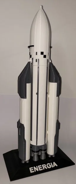 ENERGIA – Tên lửa Energia tỉ lệ 1:200 (rocket launcher model) - Image 4