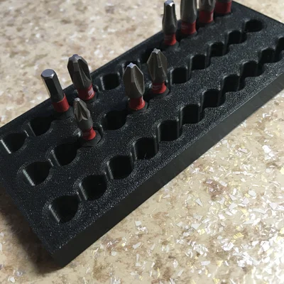 Khay đựng mũi vít (Bit Organizer) in 3D gọn gàng tiện lợi