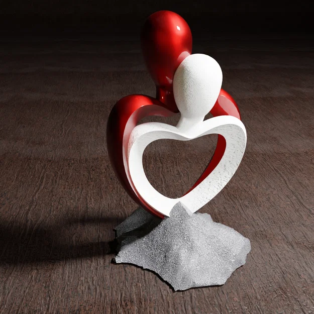 Tượng Trái Tim 9 (Heart Sculpture 9) - Image 1
