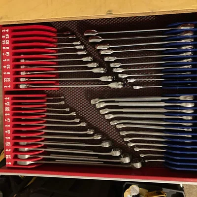 Khay sắp xếp cờ lê 3D (Wrench Rack) - Giải pháp ngăn nắp hộp đồ nghề