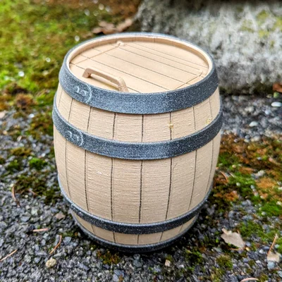 Thùng (Barrel) có Nắp Bản Lề