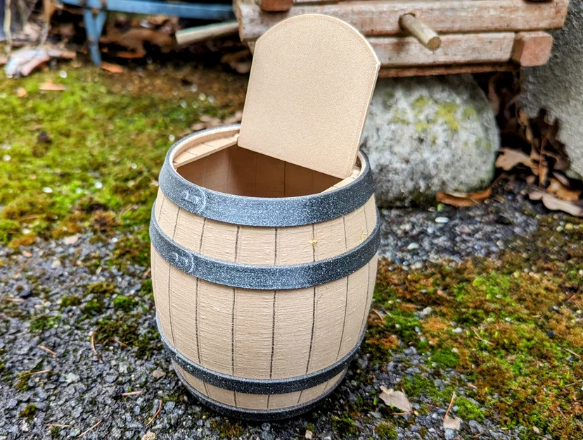 Thùng (Barrel) có Nắp Bản Lề - Image 2