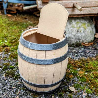 Thùng (Barrel) có Nắp Bản Lề