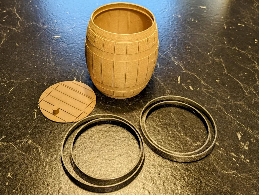 Thùng (Barrel) có Nắp Bản Lề - Image 3