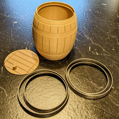 Thùng (Barrel) có Nắp Bản Lề