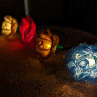 Rose Lights – Chụp hoa hồng kẹp cho đèn fairy light