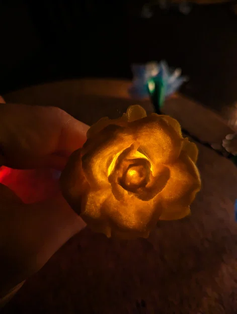 Rose Lights – Chụp hoa hồng kẹp cho đèn fairy light - Image 7