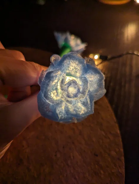 Rose Lights – Chụp hoa hồng kẹp cho đèn fairy light - Image 9
